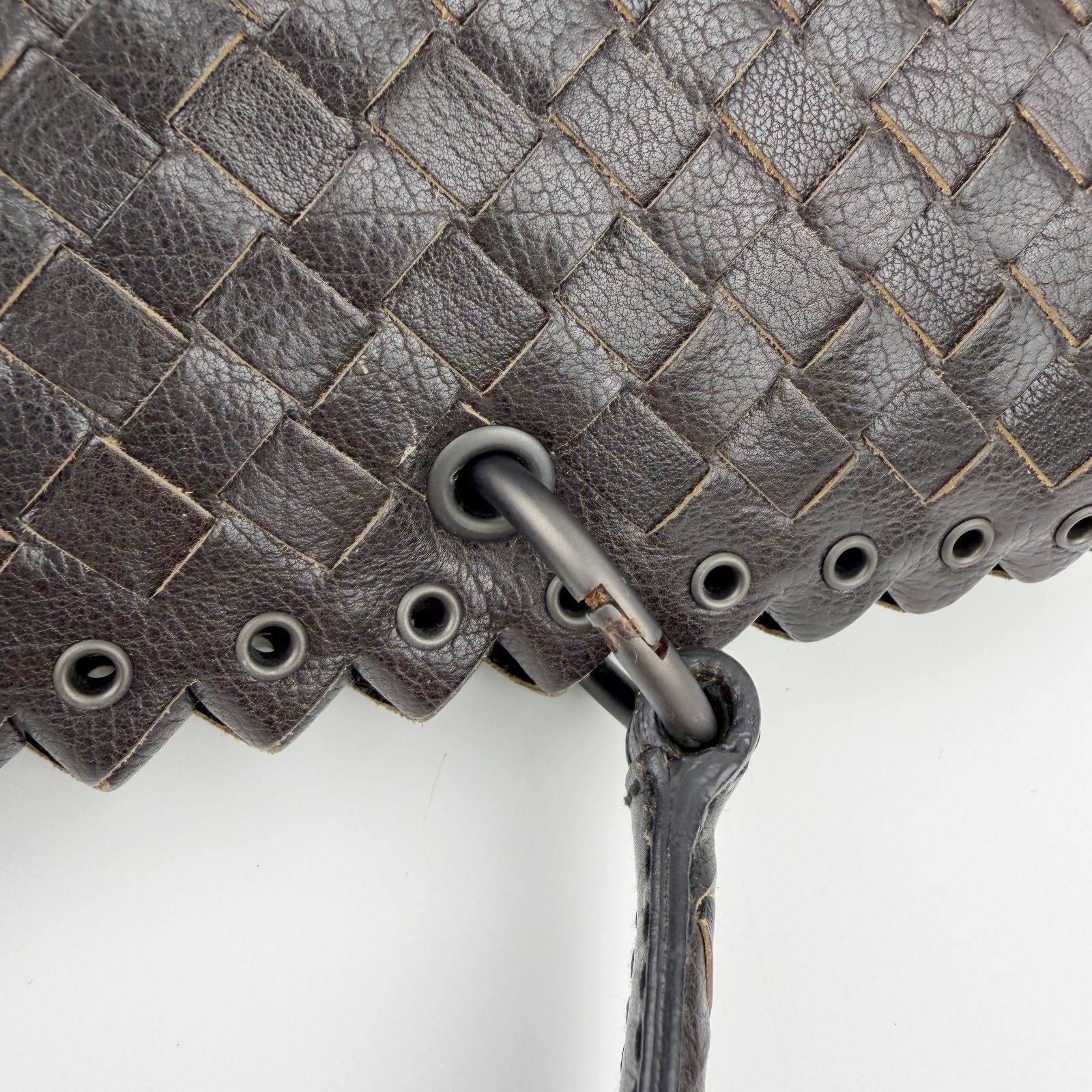 中古】BOTTEGA VENETA ボッテガヴェネタ イントレチャート フラップ