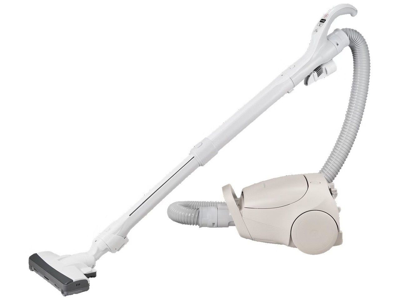パナソニック 紙パック式掃除機 MC-PJ25G-C アイボリー 軽量 コンパクト ハイパワー 親子ノズル搭載
