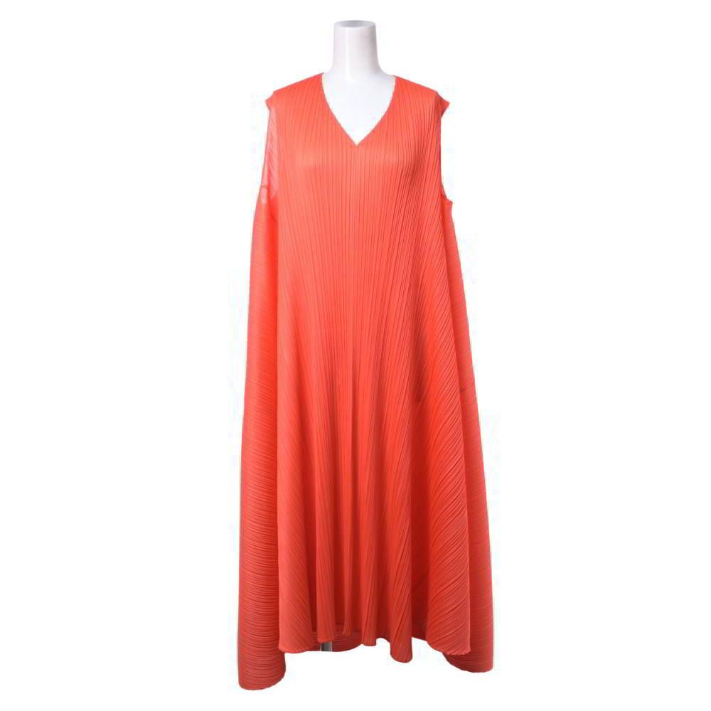 PLEATS PLEASE PP11-JH544 ノースリーブ プリーツ ワンピース