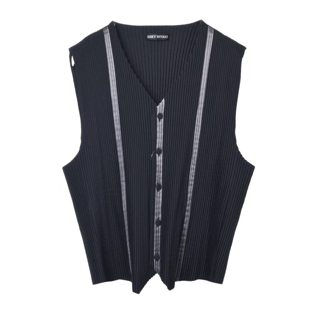 ISSEY MIYAKE ME13FE012 プリーツ ベスト ジレ