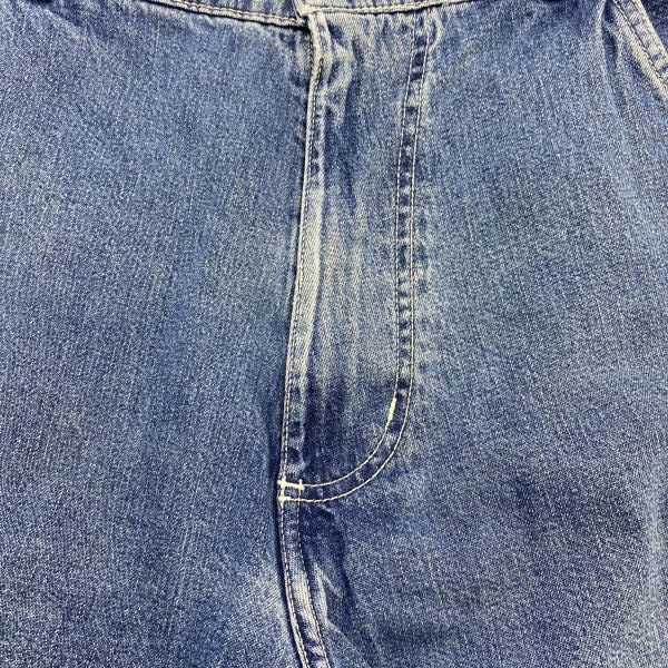 中古】90s STUSSY USA製 デニムカーゴショーツ インディゴ サイズ32