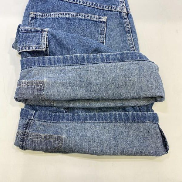 中古】90s STUSSY USA製 デニムカーゴショーツ インディゴ サイズ32