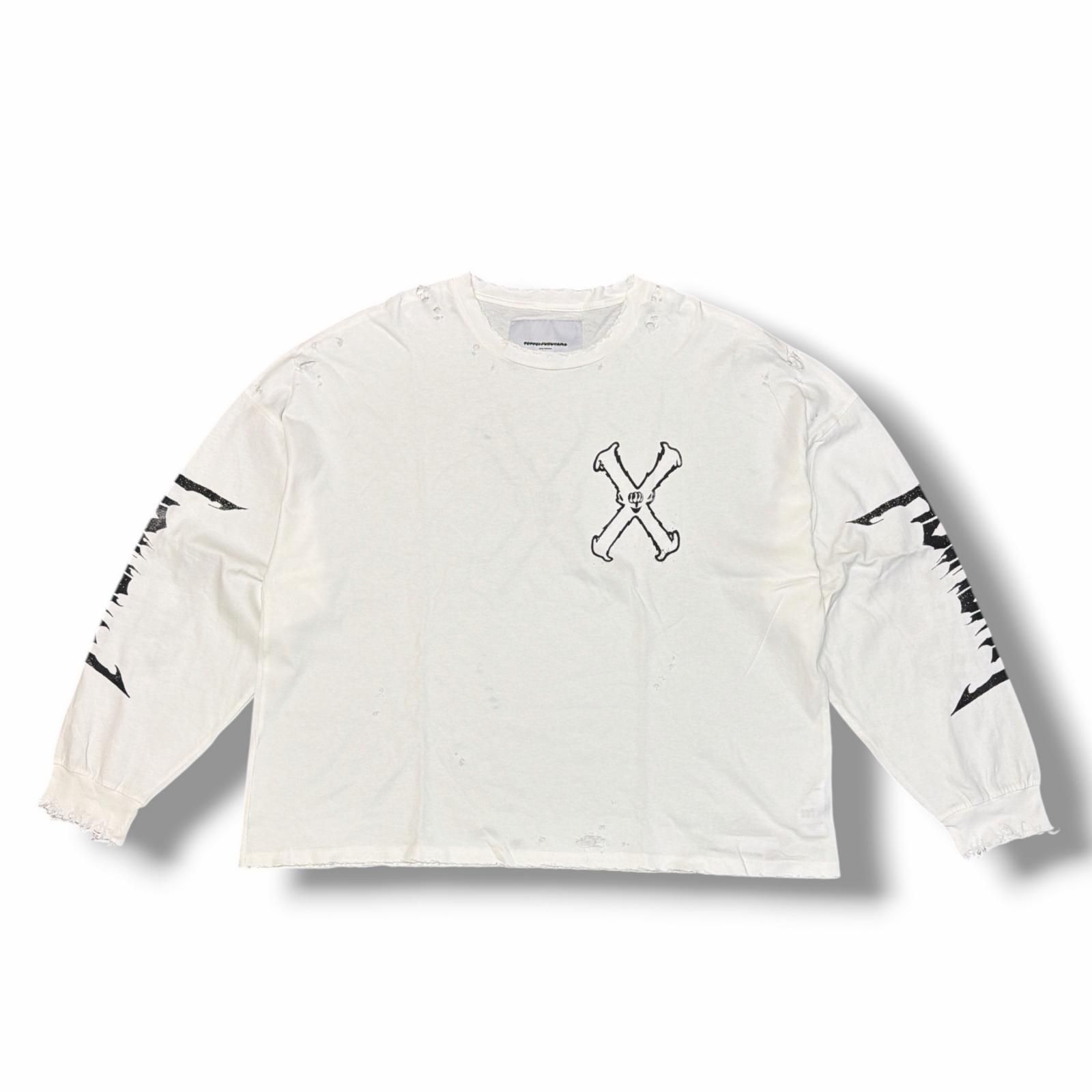 参考上代22000円 未使用 TEPPEI FURUYAMA 25SS ダメージプリント