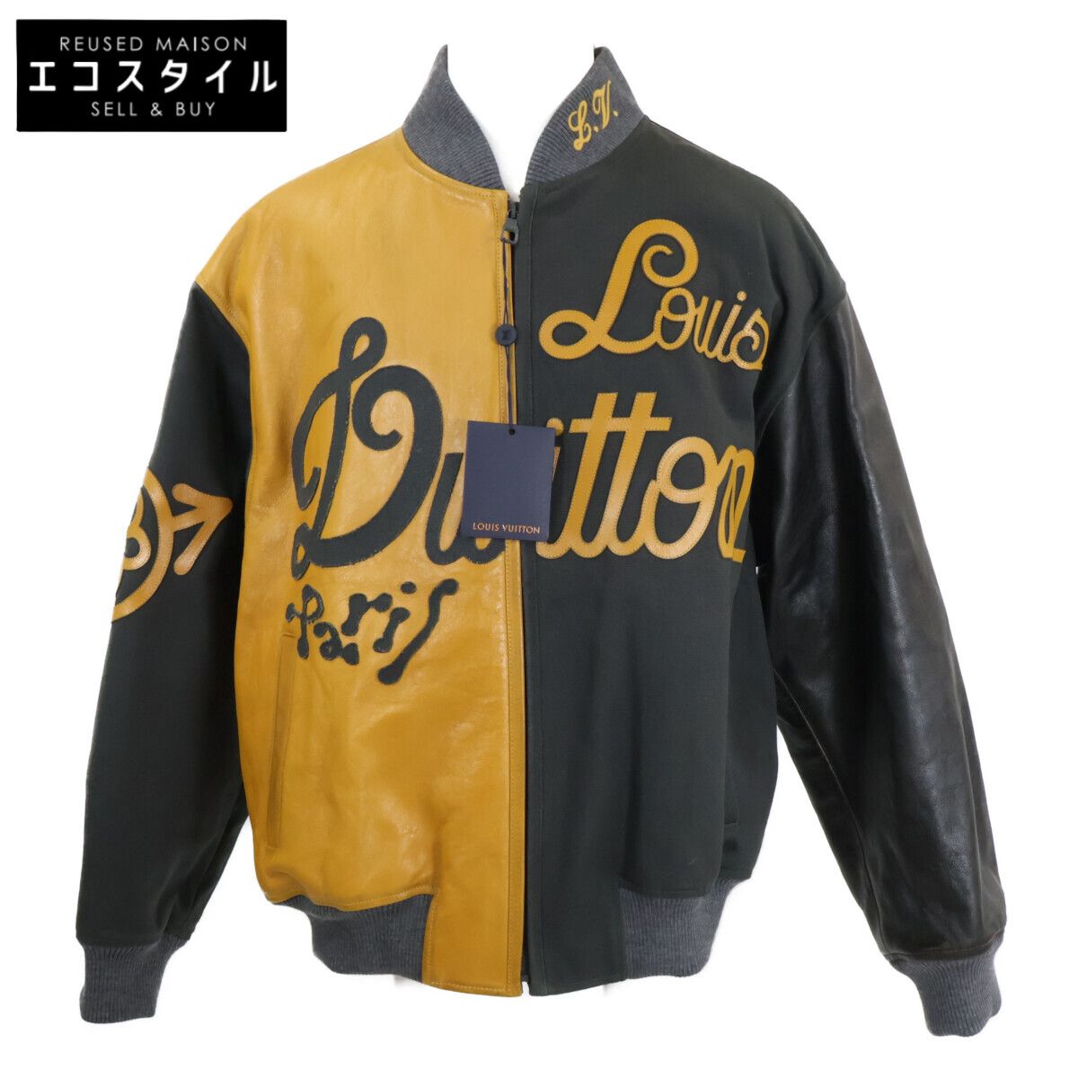LOUIS VUITTON　ルイヴィトン　新品未使用 国内正規 23SS HOL76E ミックスキャンバスレザーボンバージャケット ブルゾン　50