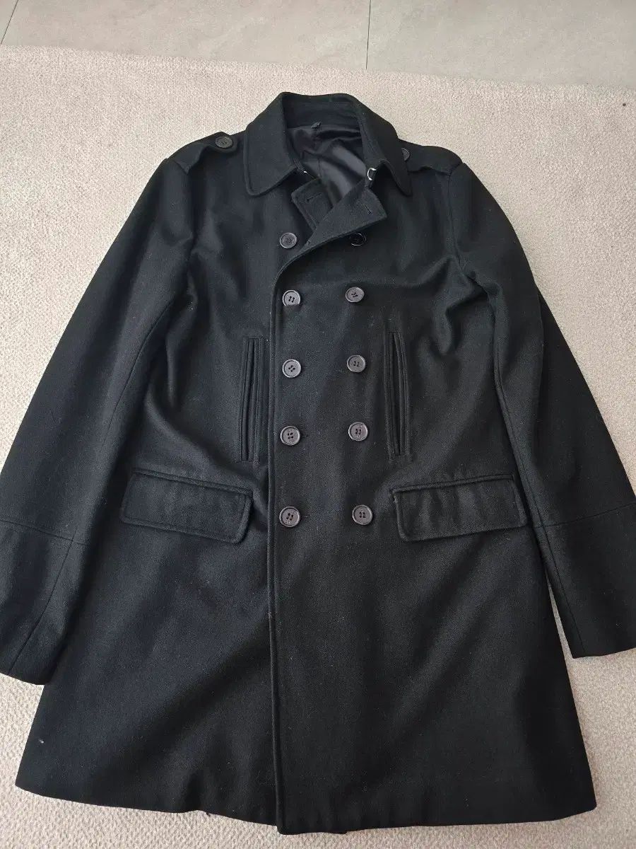 Dior ブラック カシミア ブレンド コート L