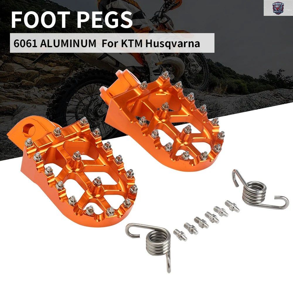 オートバイ用フットペグ ペダルレスト KTM SX SXF EXC EXCF 65 85 125 150 530 アドベンチャー