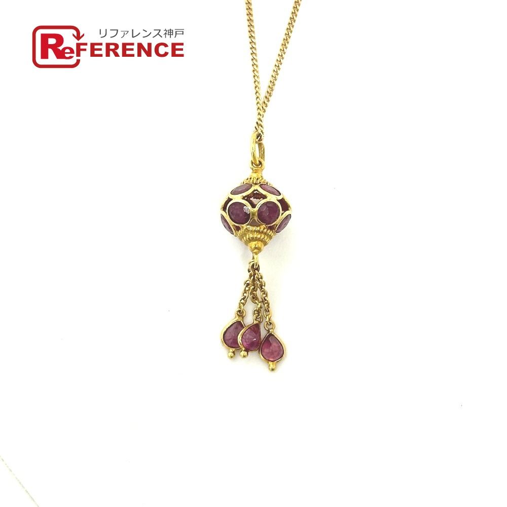 jewelry ジュエリー ネックレス K18YG アメジスト ボール デザイン K18 ゴールド