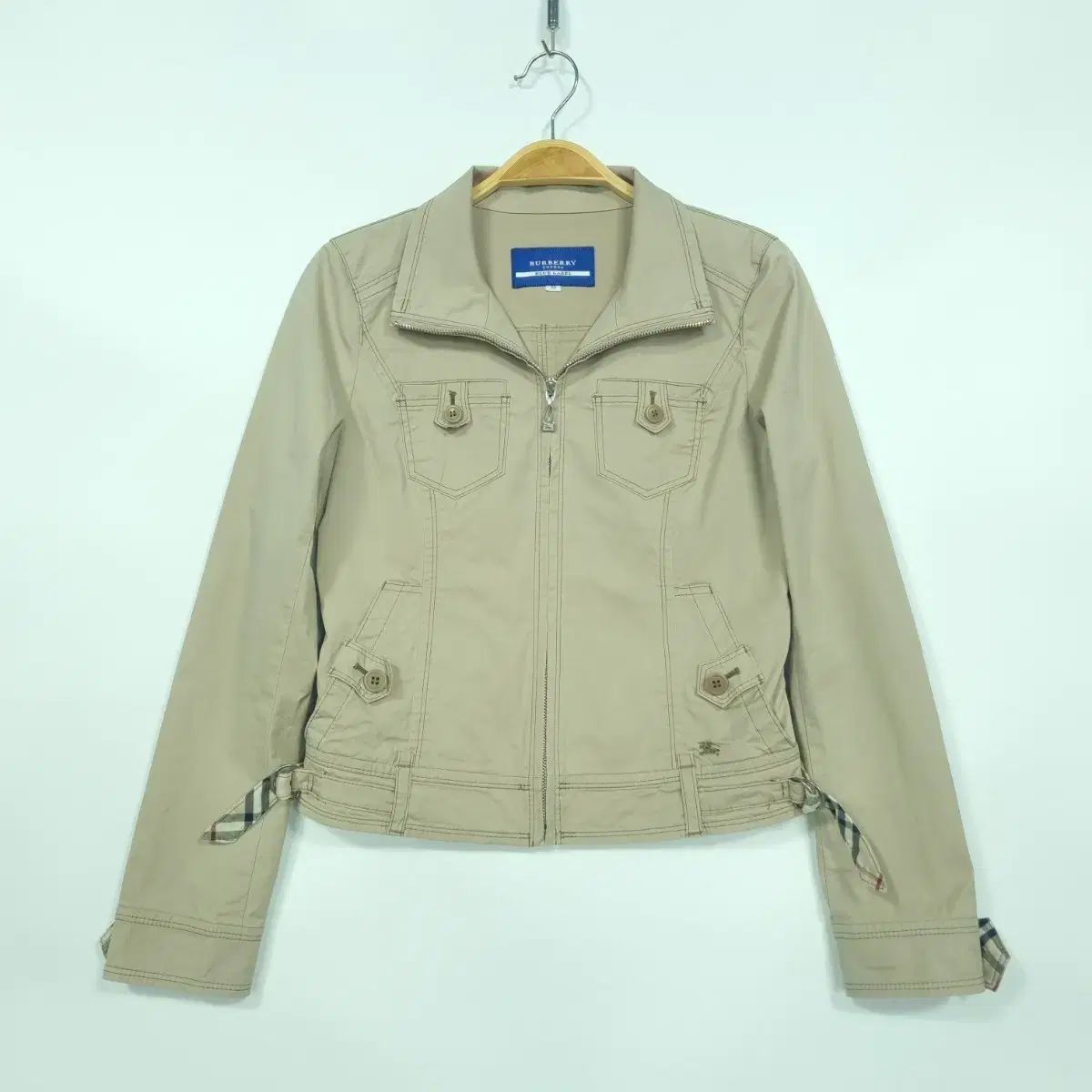 BURBERRY バーバリー ポケット ジップアップ コットン ジャケット