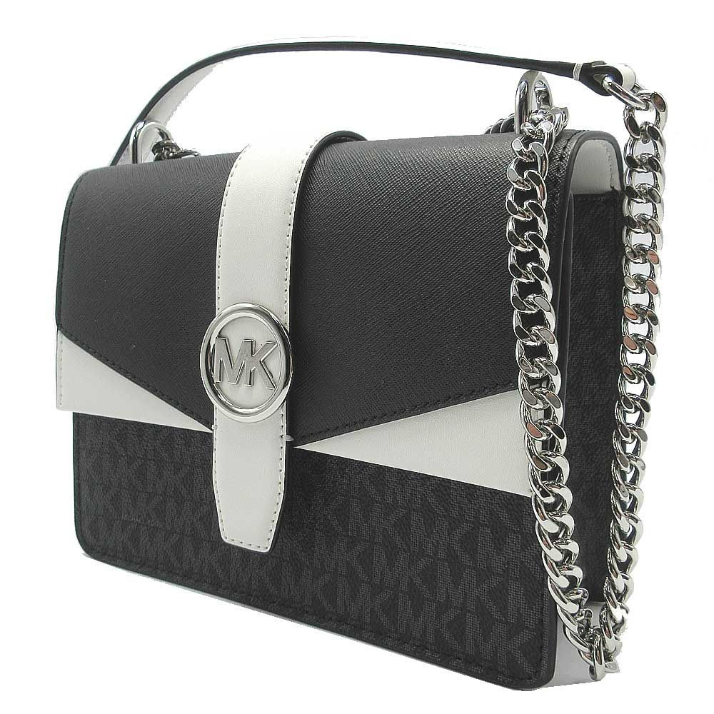 【新品】マイケルコース 35S5SGRC1B BLACK MULTI (ブラックマルチ) バッグ ショルダーバッグ MICHAEL KORS GREENWICH MKシグネチャー スモール クロスボディ 斜め掛け アウトレット レディース