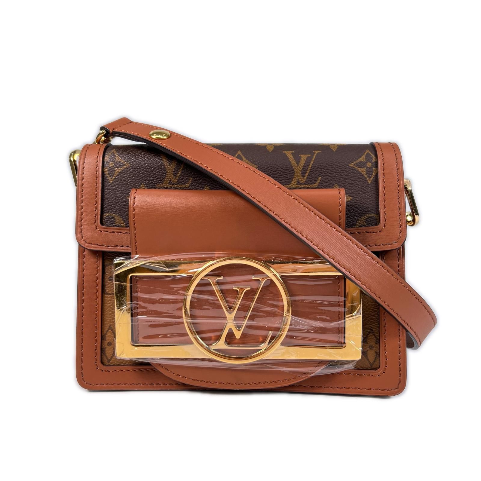 美品 LOUIS VUITTON ルイ・ヴィトン ドーフィーヌロック・XL M46534 ハンドバッグ モノグラムキャンバス ブラウン レディース【中古】【送料無料】