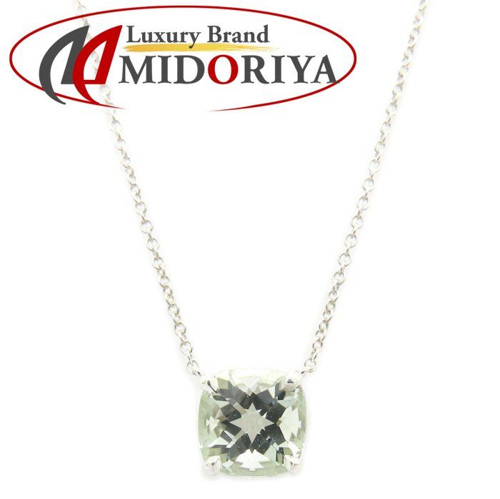 TIFFANY&Co. ティファニー スパークラー ネックレス グリーンクオーツ シルバー925 レディース/295647【中古】【BJ】