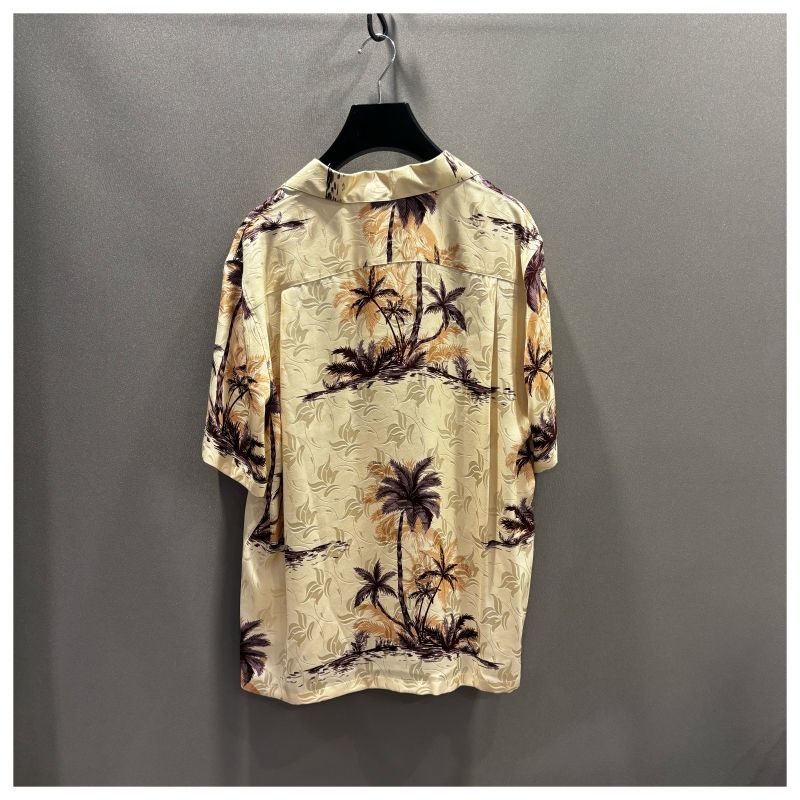 22SS Celine アロハシャツ 37 ハワイアン 半袖シャツ 新品】 CELINE セリーヌ ハワイアンシャツ/シルク - メルカリ