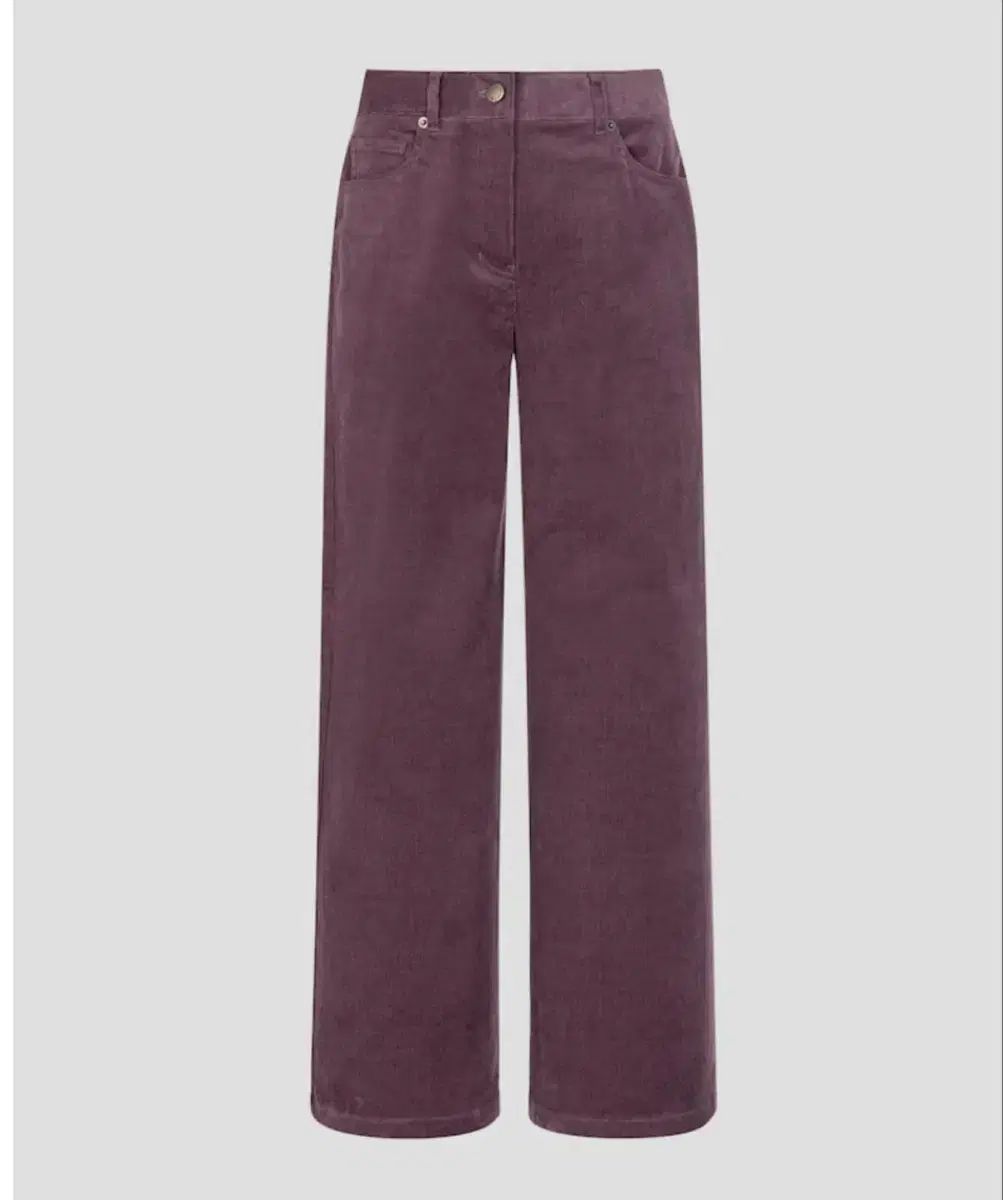 BEAN POLE ビーンポール コーデュロイ ワイド パンツ (バーガンディ)