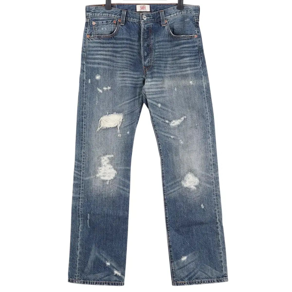 リーバイス LEVIS 501 ダメージ ウォッシュ デニム パンツ 34 / k5269