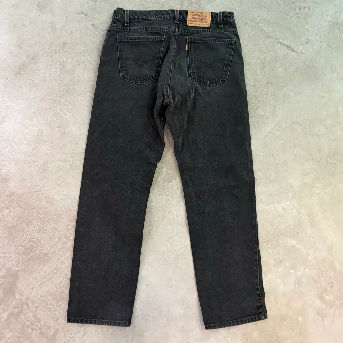 36/30 90s USA LEVI'S リーバイス 505 オレンジタブ ブラックデニム