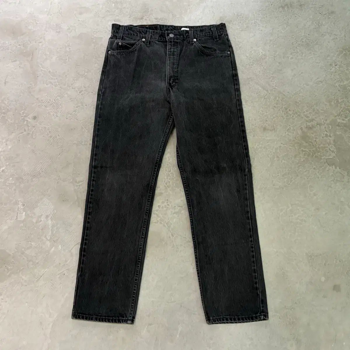 36/30 90s USA LEVI'S リーバイス 505 オレンジタブ ブラックデニム ブラック
