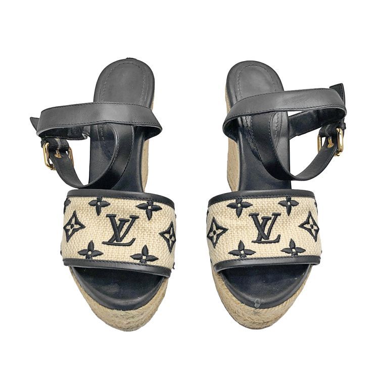LOUIS VUITTON ルイヴィトン LV スターボードライン ウェッジソール