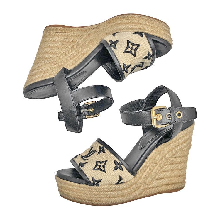 LOUIS VUITTON ルイヴィトン LV スターボードライン ウェッジソール