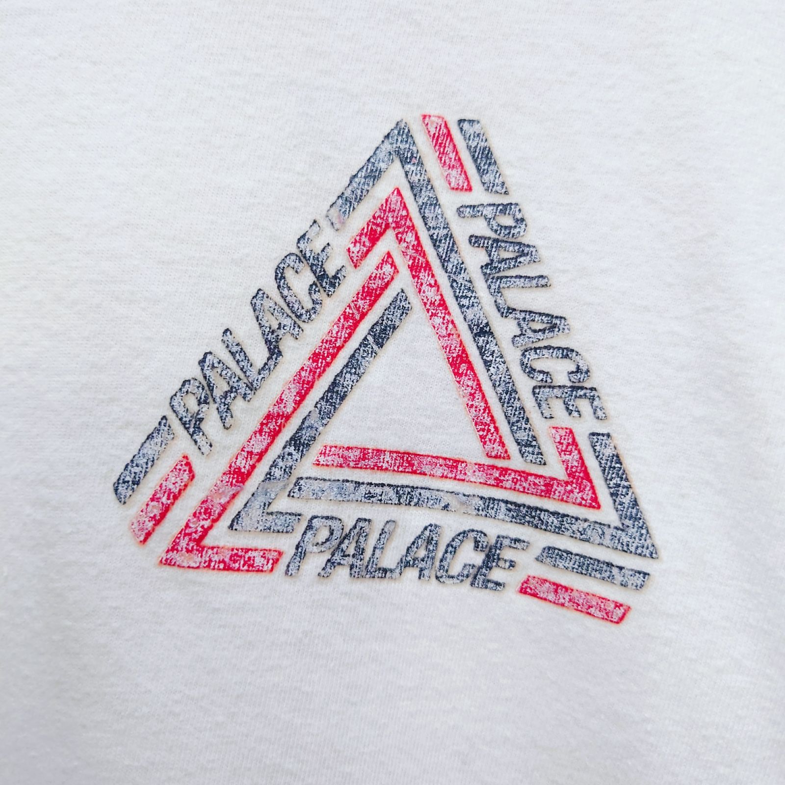 PALACE パレス Tシャツ XL ホワイト トライファーグロゴ バック