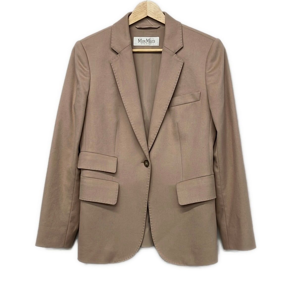 Max Mara(マックスマーラ) ジャケット サイズ38 S レディース美品 - ライトピンク 長袖/秋/冬