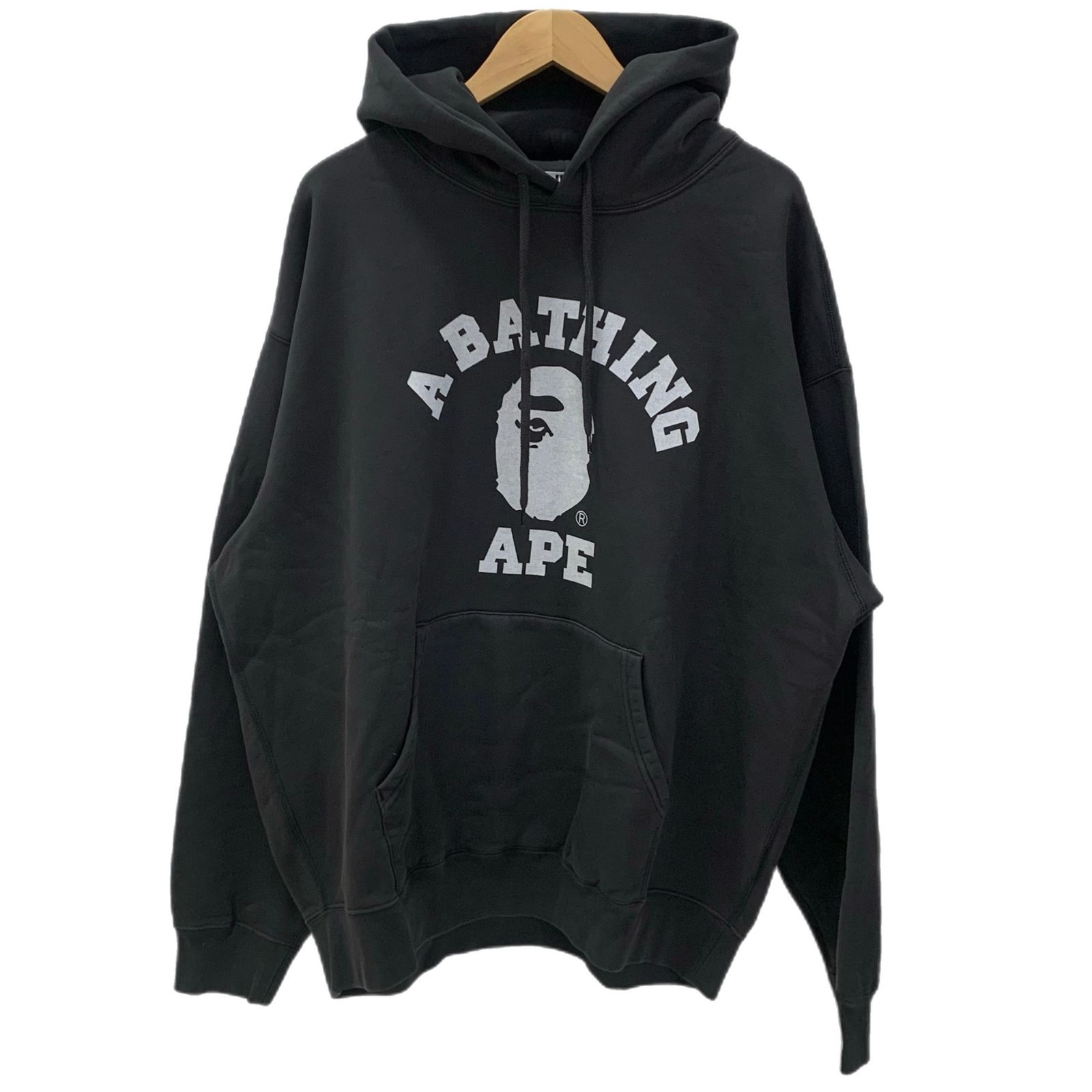 アベイシングエイプ A BATHING APE 001PPJ701010I パーカ ブラック XL 