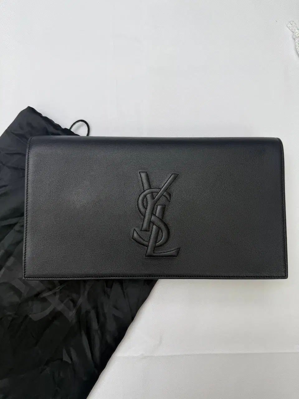 正規品 Saint Laurent サンローラン ベル ド ジュール クラッチバッグ ブラック 361120