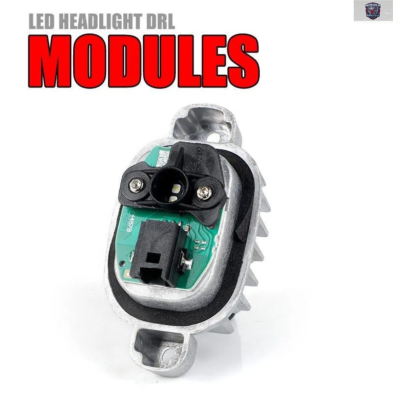 LEDエンジェルアイヘッドライトDRLモジュールランプ BMW 1シリーズ F20 F21 LCI 2015 - 18 ホワイトデイタイムランニングランプ 6311742842