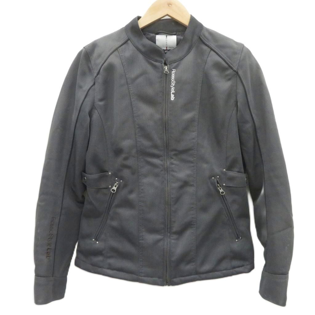 ロッソスタイルラボ Rosso StyleLab バイクウェア スタイルアップメッシュジャケット 上着 M チャコールグレー スタンドカラー ROJ-104 /HO3 ■ECB005
