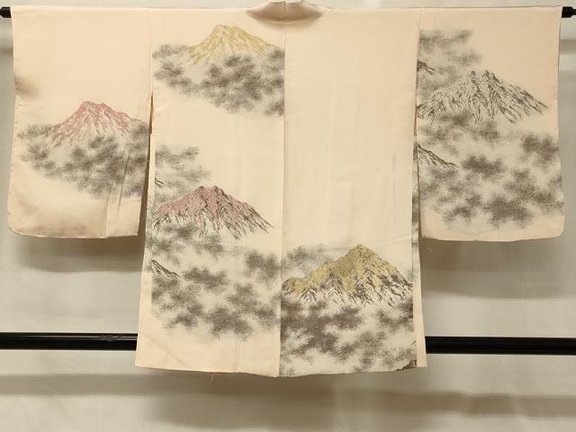 平和屋着物＃羽織　寿光織　遠山文　金銀糸　正絹　逸品　未使用　CABG8110in