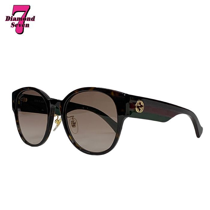 【中古】【美品】GUCCI グッチ ジオメトリック フレーム サングラス ブラウン GG1304SK 002 733348 J0740 2323 ブラウン 茶色 ウェリントン 大き目 伊達メガネ 夏 レディース メンズ ユニセックス