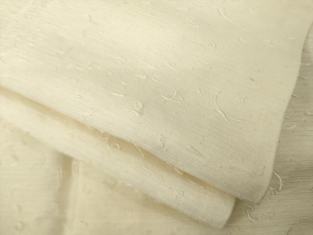 平和屋着物●ひげ紬　肌色　正絹　逸品　AABI8182ck