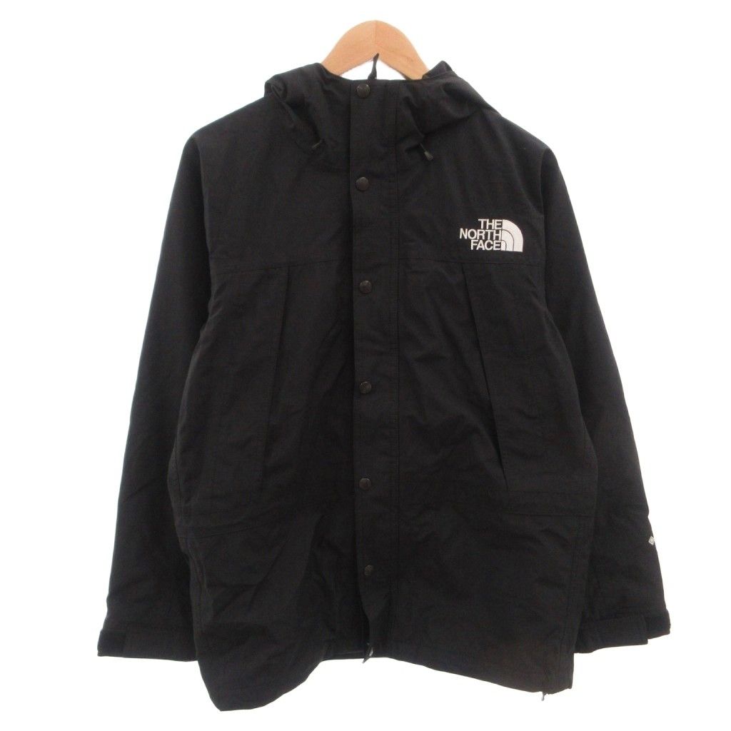 THE NORTH FACE ブラックジャケット マウンテンパーカー ザノースフェイス THE NORTH FACE マウンテンパーカー ジャケット ロゴ