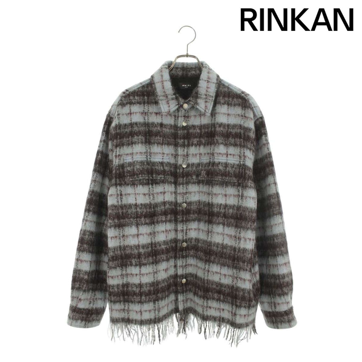 アミリ チェック柄シャツジャケット メンズ L