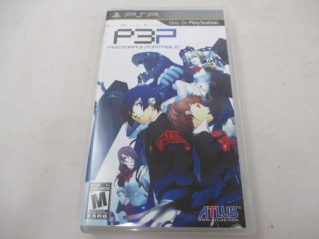 中古品 ゲーム PSP ソフト Persona 3 Portable ペルソナ3 ポータブル 輸入版 海外版 箱・取説付き