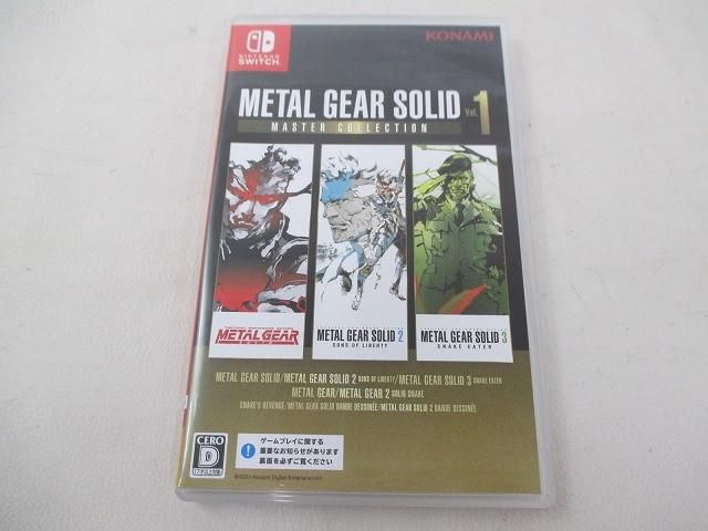 中古品 ゲーム Nintendo switch ニンテンドースイッチ ソフト METAL GEAR SOLID: MASTER COLLECTION Vol.1