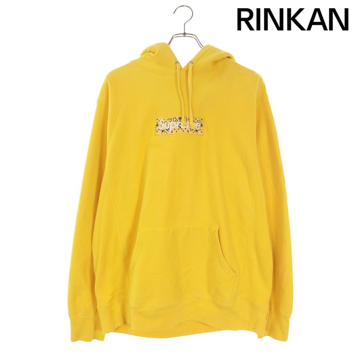 シュプリーム 19AW Bandana Box Logo Hooded Sweatshirt バンダナ