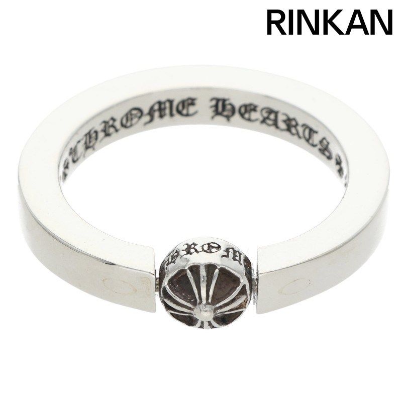 クロムハーツ BEAD IN BAND/ビーズインバンド シルバーリング メンズ 21号