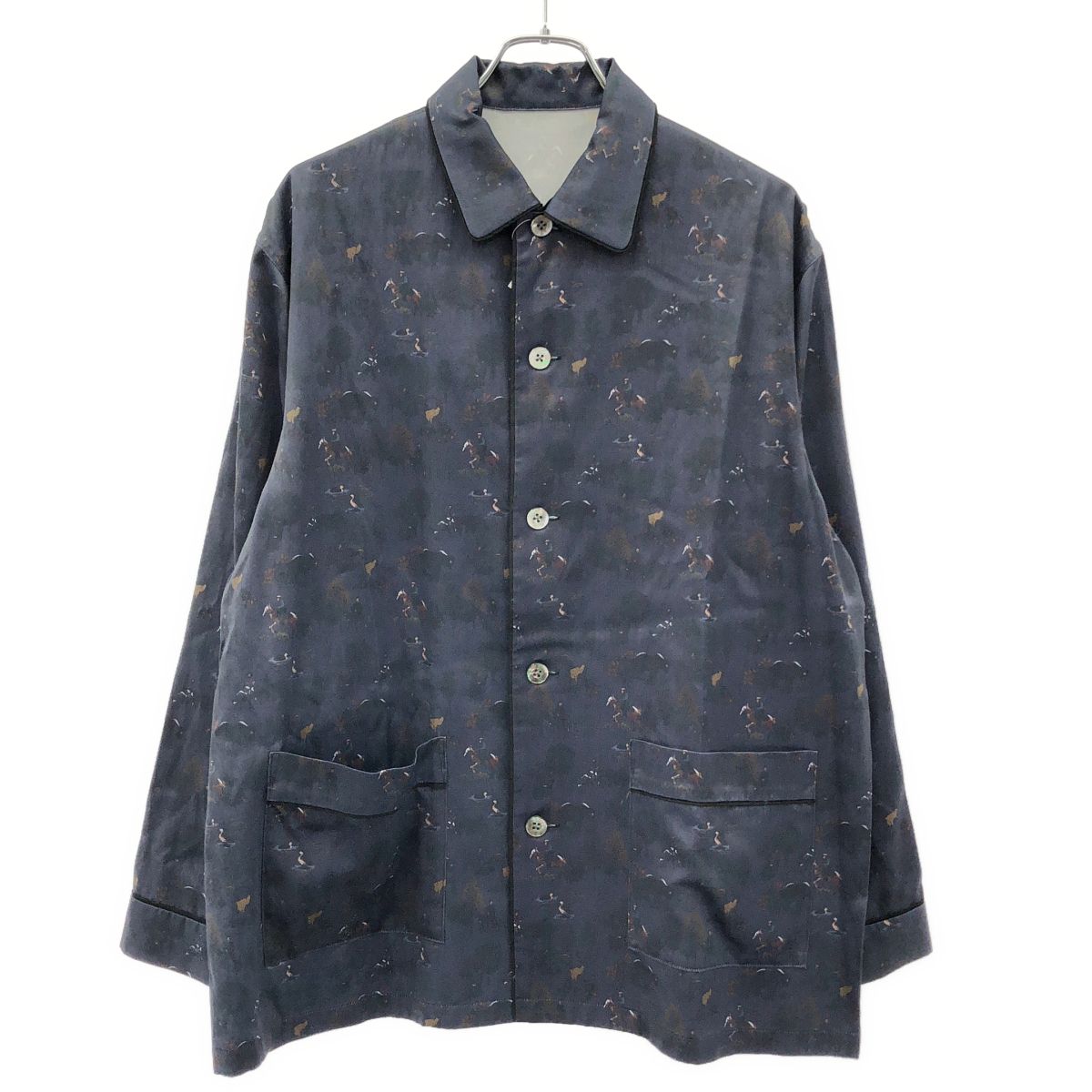URU ウル 24AW シャツ 24FRC01 ネイビー系 2
