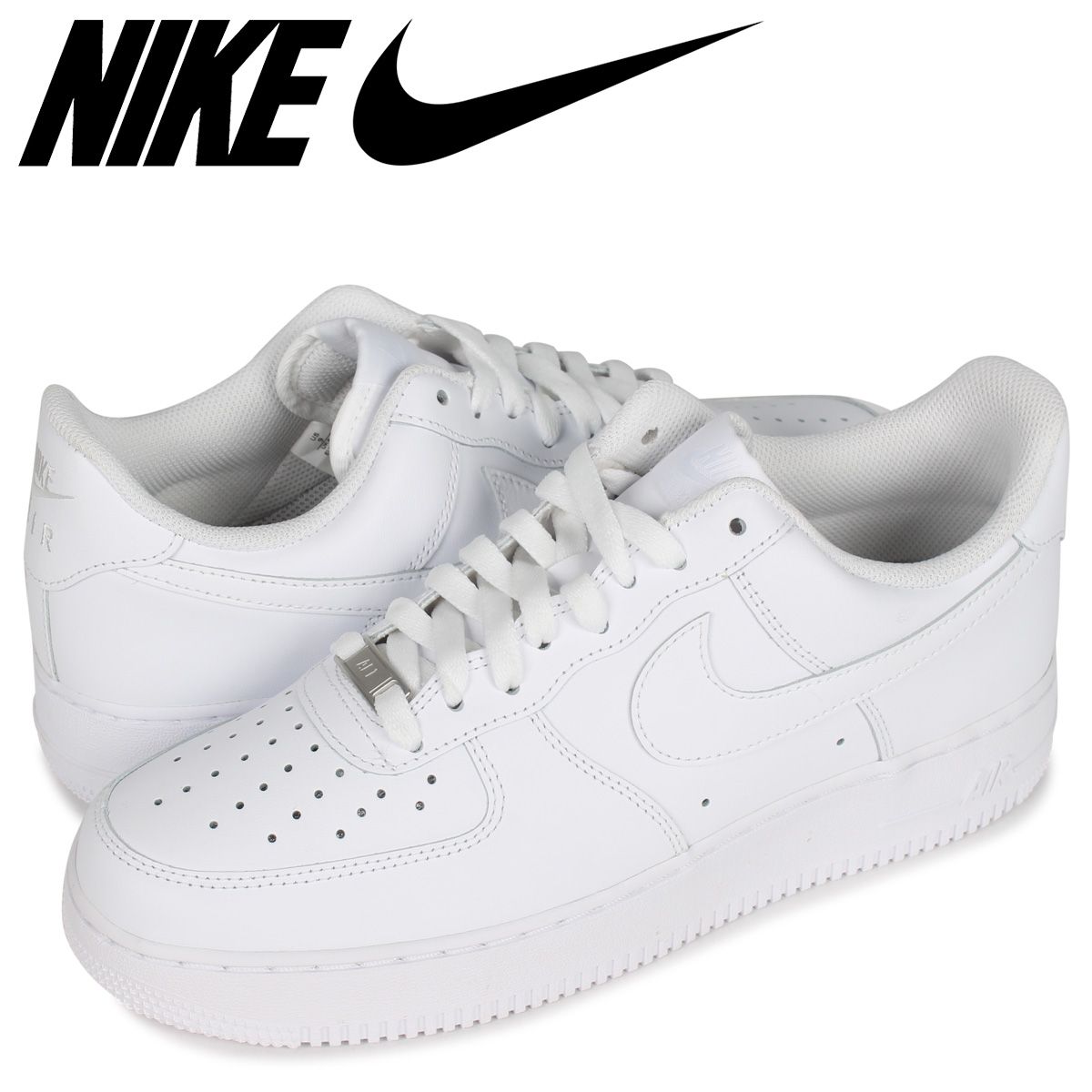 ナイキ NIKE エアフォース1 スニーカー メンズ AIR FORCE 1 07 CW2288-111、ホワイト/L