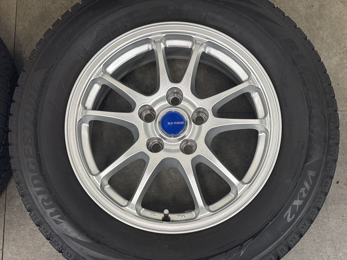 バリ溝】エコフォルム 16in 6.5J +39 PCD114.3 ブリヂストン