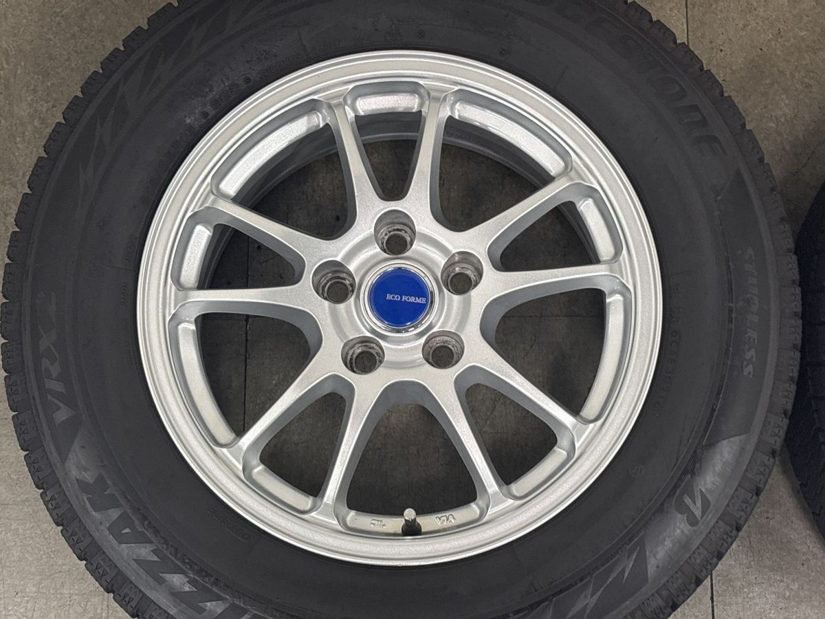 バリ溝】エコフォルム 16in 6.5J +39 PCD114.3 ブリヂストン