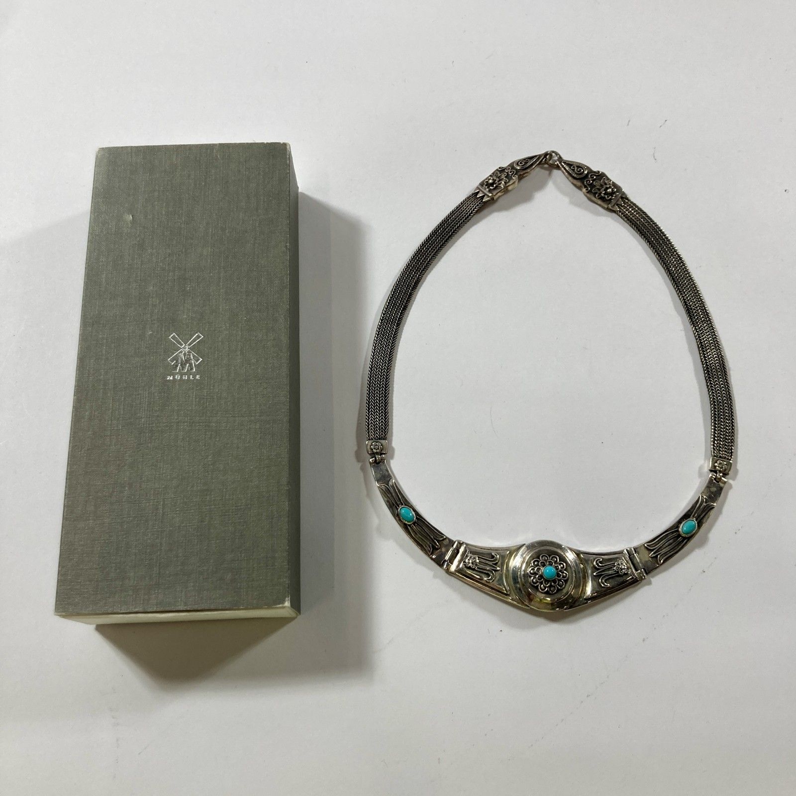 ★ ヴィンテージ シルバーネックレス SILVER 925刻印 総重量54g 約17cm 現状品