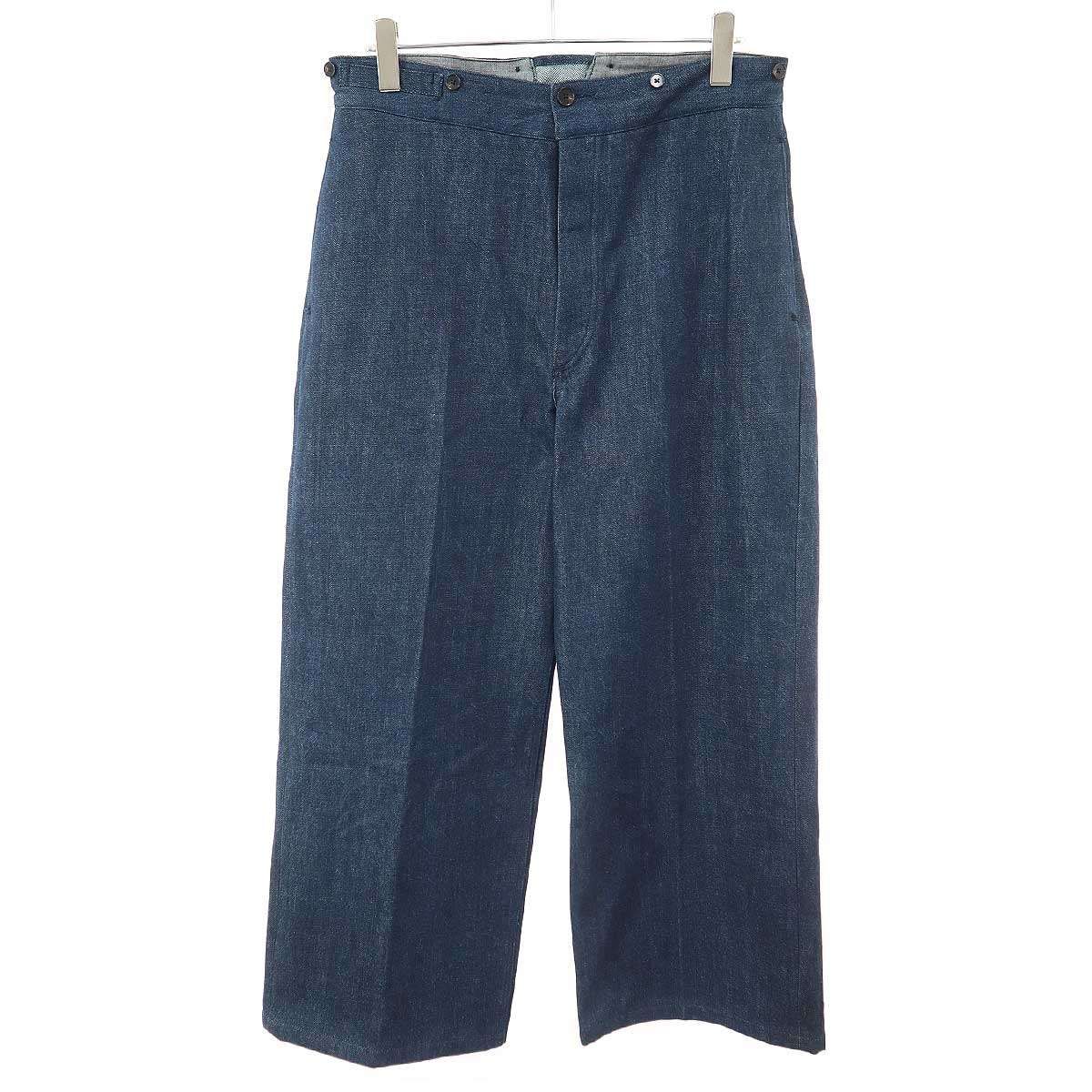 OLD JOE オールドジョー 26SS CINCH BACK WELT-POCKET TROUSER シンチバックデニムトラウザーパンツ 261OJ-PT13 インディゴブルー 36