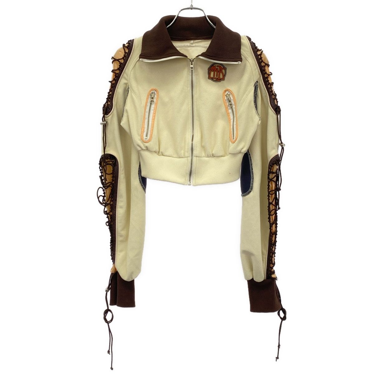 M.Y.O.B NYC エムワイオービー ニューヨークシティ レースアップトラックセットアップ MYOB-19AW-008 アイボリー F