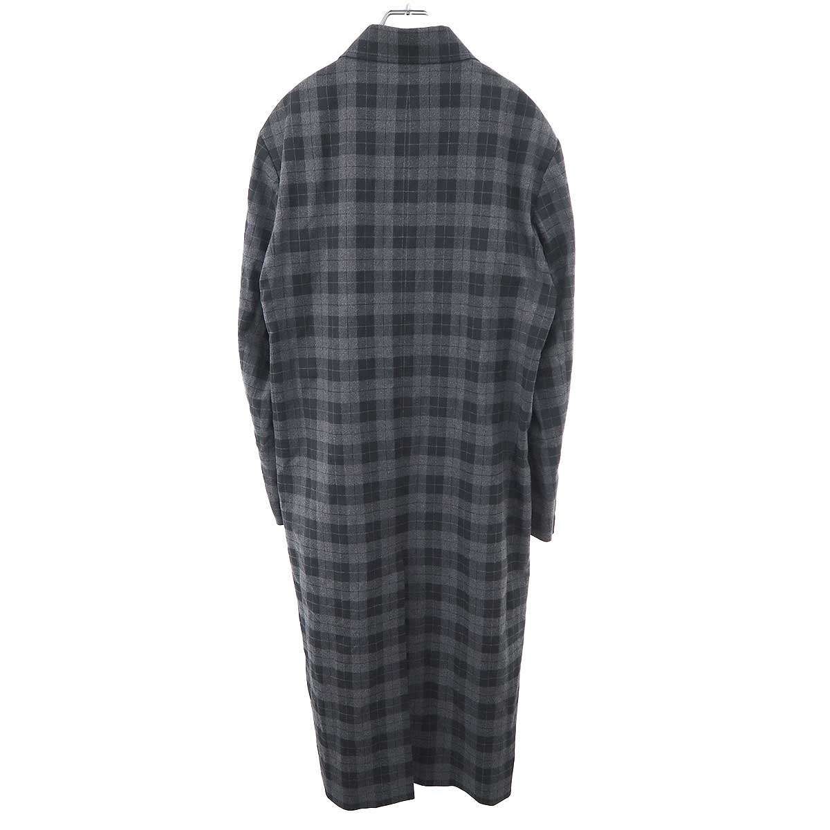 BALENCIAGA バレンシアガ 19AW チェックロングコート 583833 TEM20 