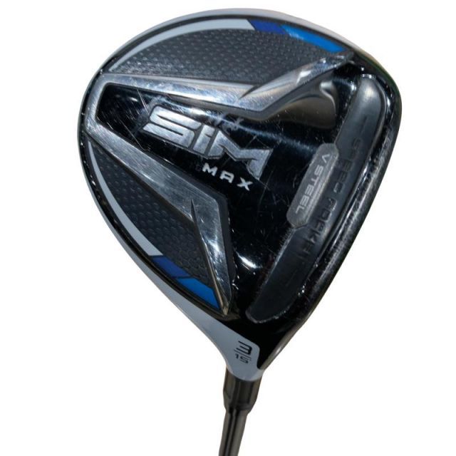 【中古】 テーラーメイド SIM MAX 3W フェアウェイウッド FW TENSEI BLUE TM50(FW) (フレックスS) メンズ 男性用 右利き 右用 Cランク ゴルフクラブ