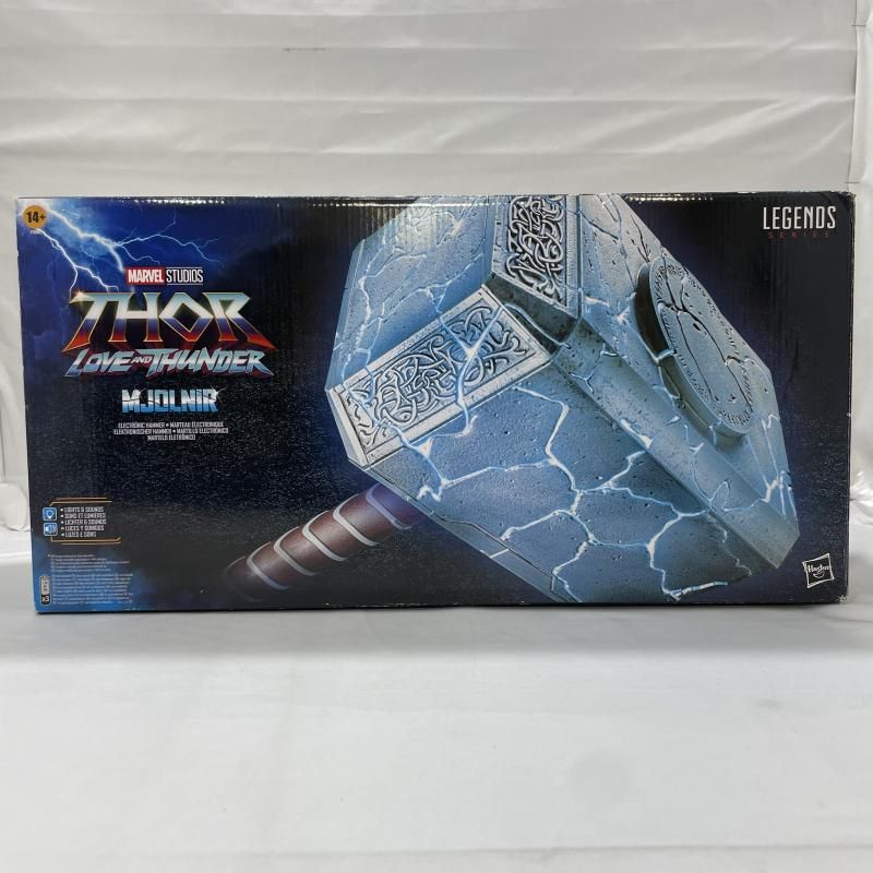 【中古】開封)Hasbro マーベル・レジェンド ムジョルニア 1/1レプリカ ソー：ラブ＆サンダー[19]