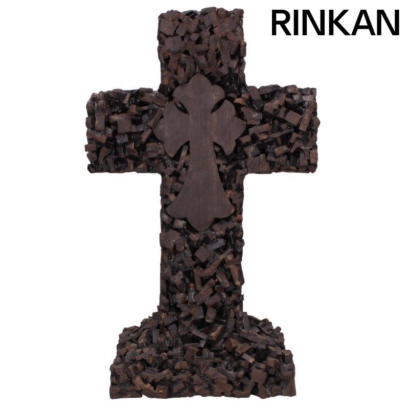 クロムハーツ EBONY WOOD EOA CROSS エボニー製オーナメント置物 メンズ