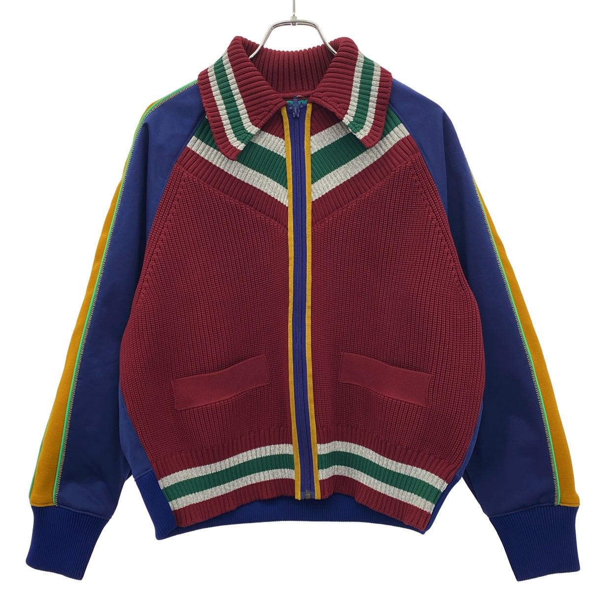 kolor カラー 21AW ドッキングニットジャケット 21WCM-G09203 ミックス