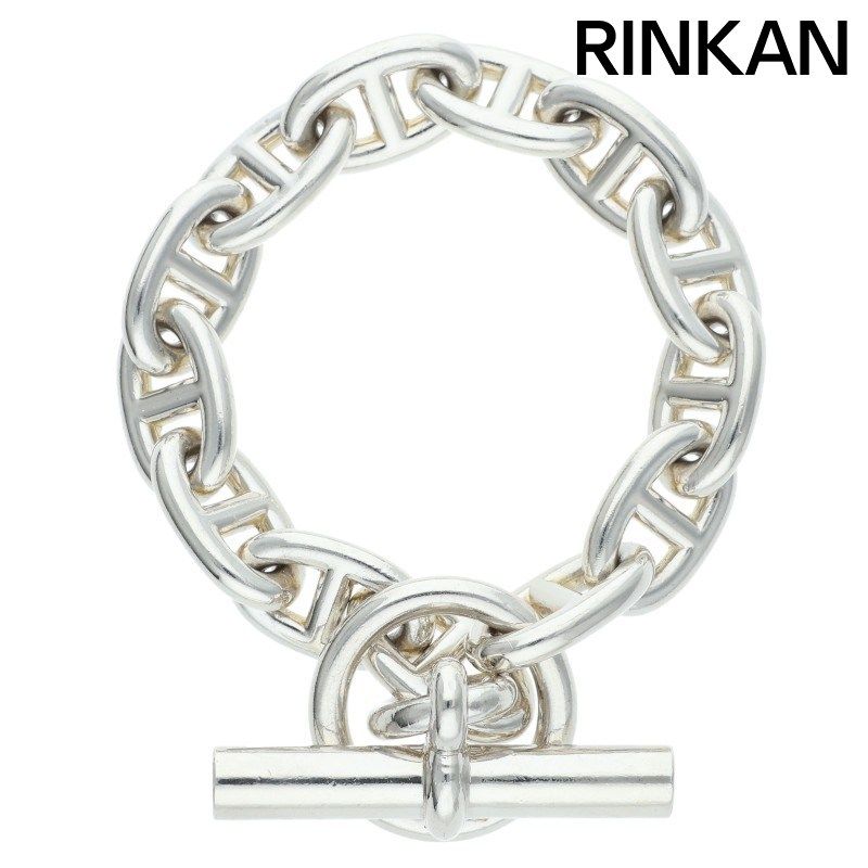 エルメス Chaine d'Ancre MM シェーヌダンクルMMシルバーブレスレット メンズ 13LINK